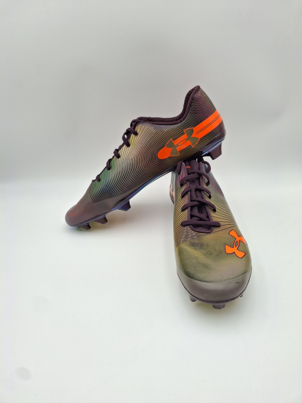 Under Armour Spotlight Multi-Color Football Cleats Men's Size 14  3021595-501